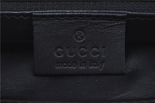 Authentic GUCCI 2Way Shoulder Hand Bag Leather 0021028 Black J6149