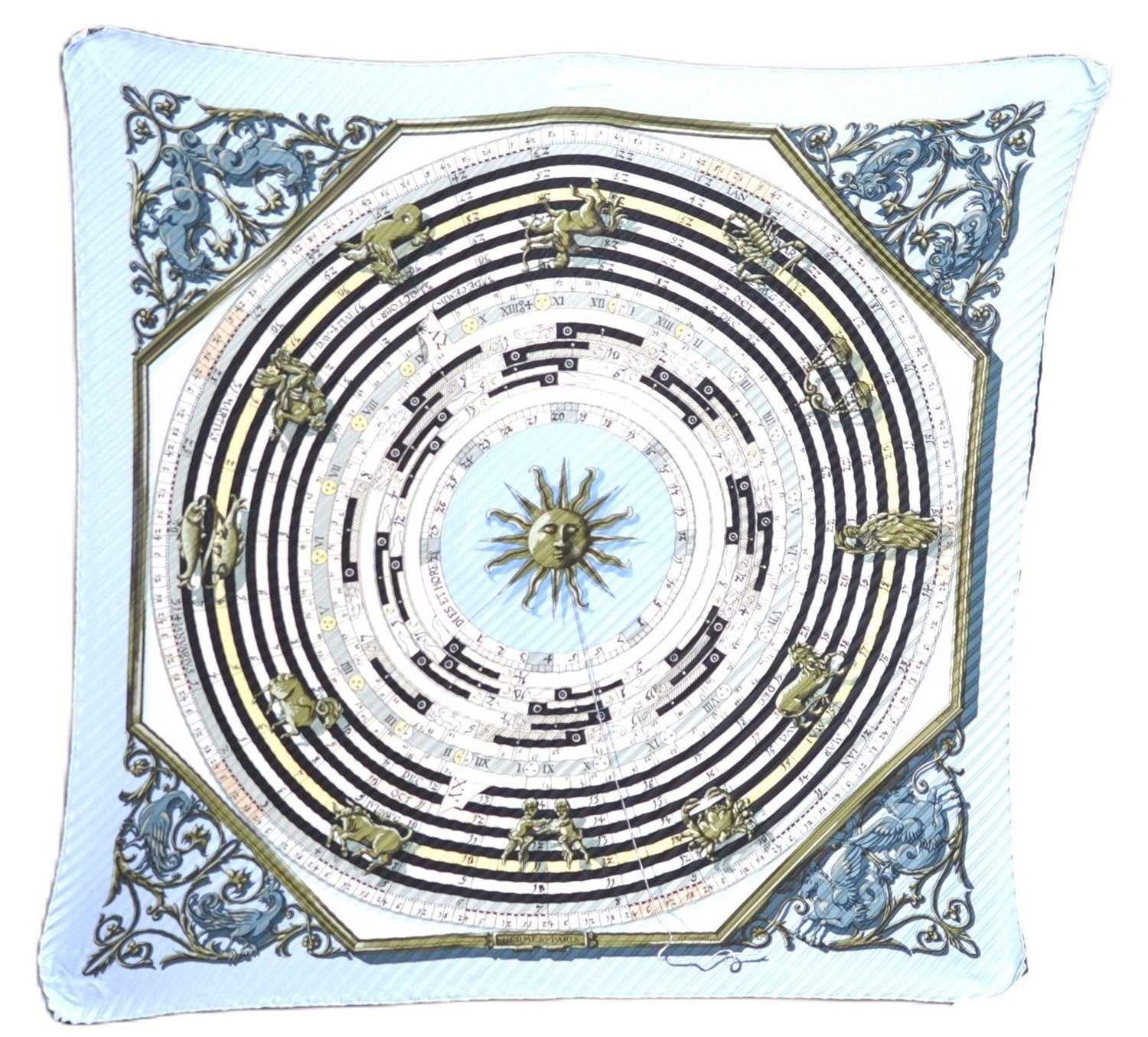 Authentic HERMES Pleats Scarf 