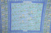 Authentic HERMES Pleats Scarf "CHASSE EN INDE" Silk Light Blue Box J6154