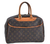 Authentic Louis Vuitton Monogram Deauville Hand Bag M47270 LV J6159