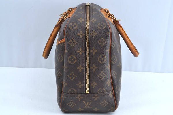 Authentic Louis Vuitton Monogram Deauville Hand Bag M47270 LV J6159