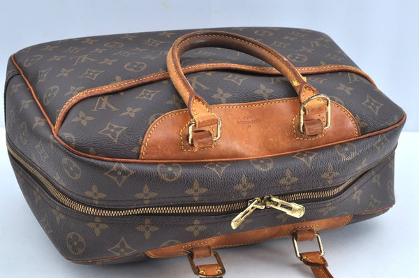 Authentic Louis Vuitton Monogram Deauville Hand Bag M47270 LV J6159