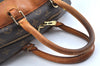 Authentic Louis Vuitton Monogram Deauville Hand Bag M47270 LV J6159
