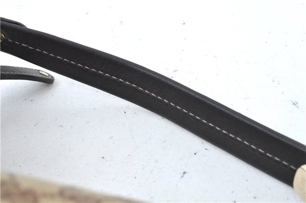 Authentic GUCCI Jumbo GG Shoulder Hand Bag Purse PVCLeather 223965 Brown J6164