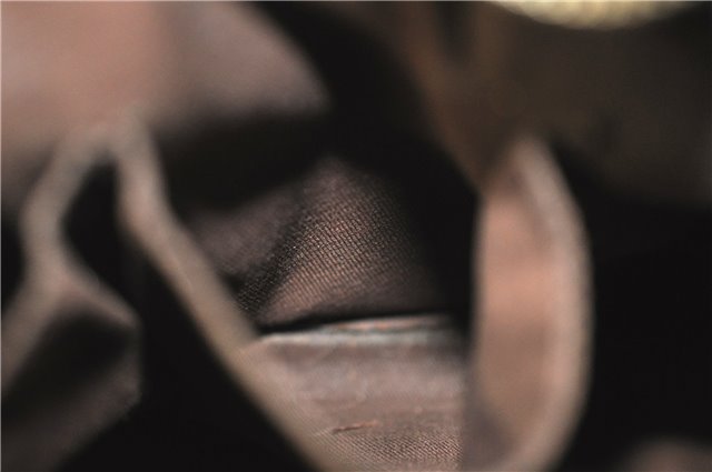 Authentic GUCCI Jumbo GG Shoulder Hand Bag Purse PVCLeather 223965 Brown J6164