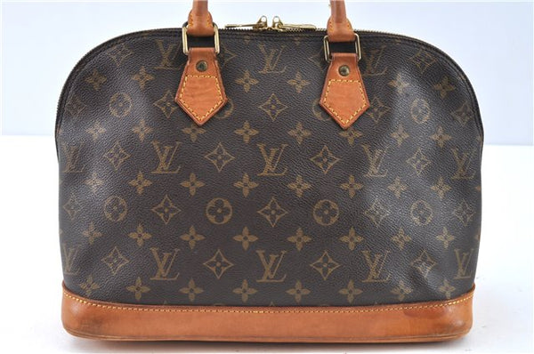 Authentic Louis Vuitton Monogram Alma Hand Bag Purse M51130 LV J6165