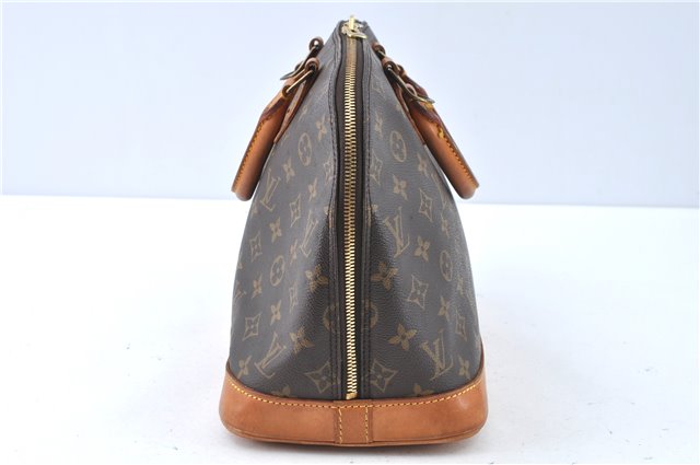 Authentic Louis Vuitton Monogram Alma Hand Bag Purse M51130 LV J6165