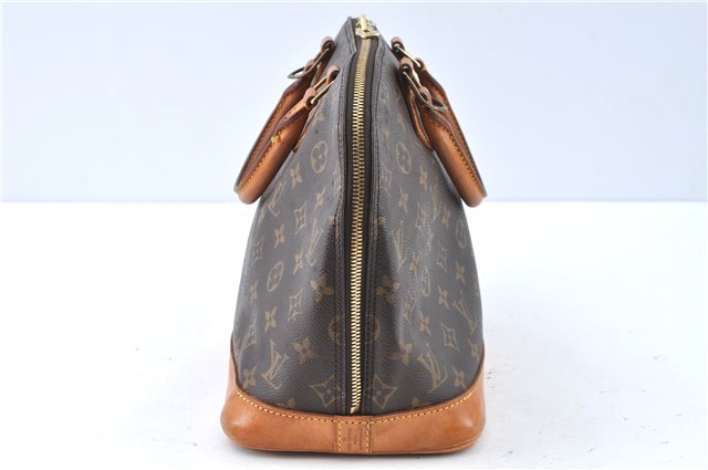 Authentic Louis Vuitton Monogram Alma Hand Bag Purse M51130 LV J6165