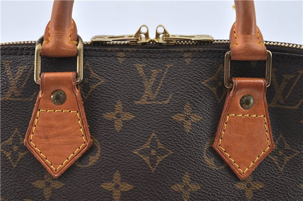 Authentic Louis Vuitton Monogram Alma Hand Bag Purse M51130 LV J6165