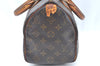 Authentic Louis Vuitton Monogram Speedy 25 Boston Hand Bag M41528 LV Junk J6166