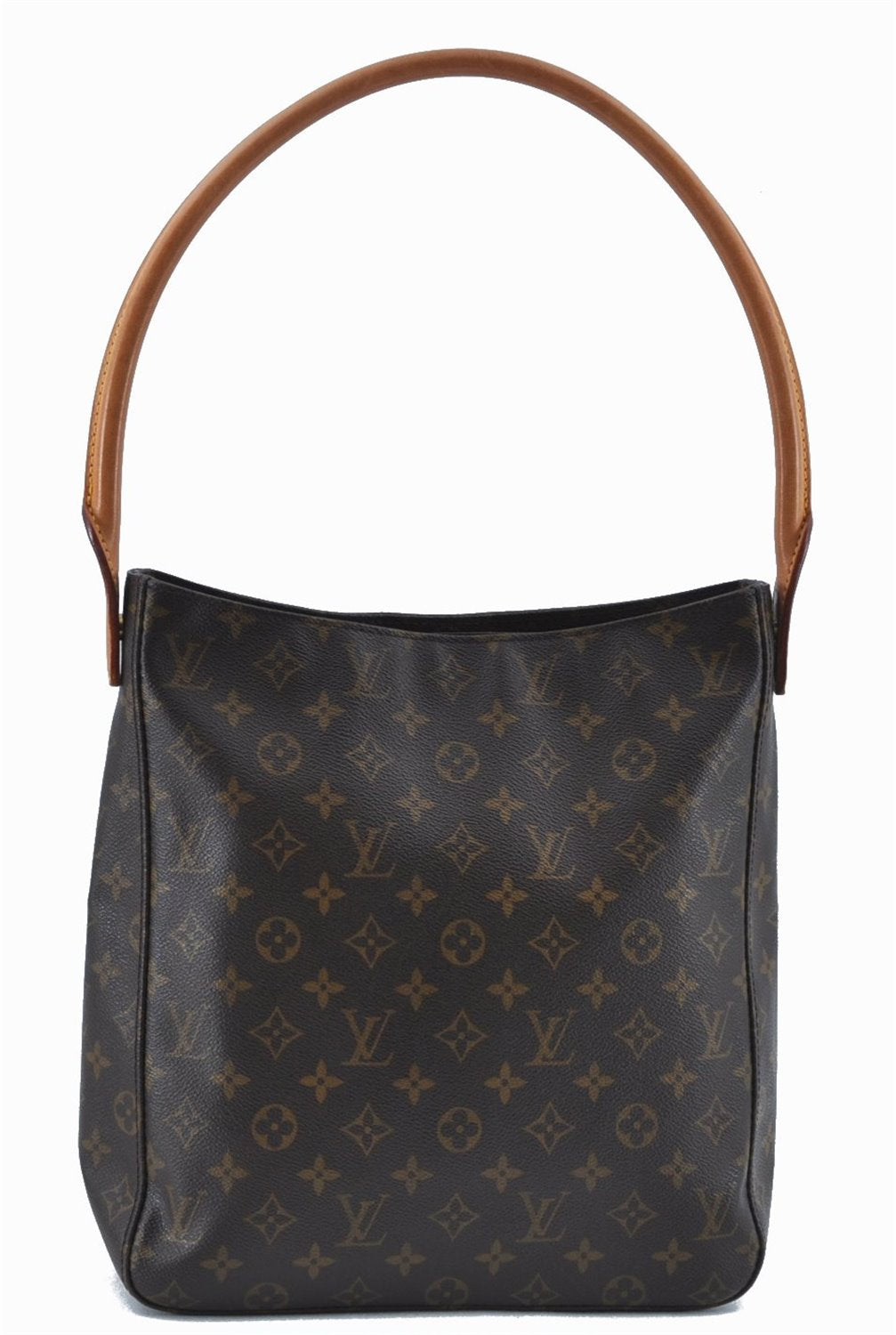 Authentic Louis Vuitton Monogram Looping GM Shoulder Bag M51145 LV J6176