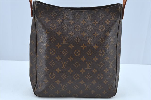 Authentic Louis Vuitton Monogram Looping GM Shoulder Bag M51145 LV J6176