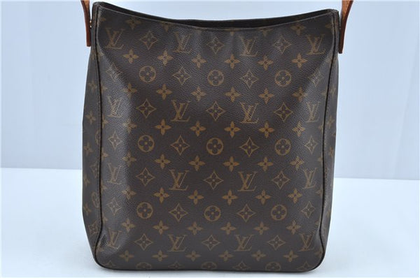 Authentic Louis Vuitton Monogram Looping GM Shoulder Bag M51145 LV J6176
