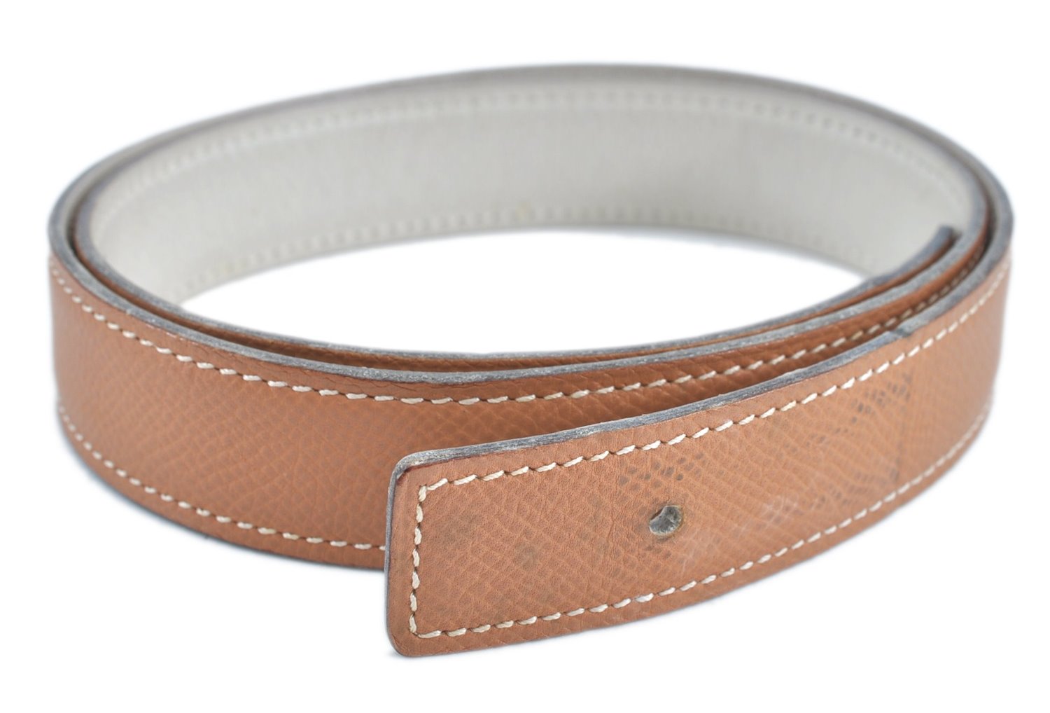 Authentic HERMES Leather Belt Size 65 25.6