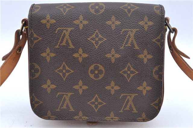 Authentic Louis Vuitton Monogram Cartouchiere PM Shoulder Bag Old Model LV J6185