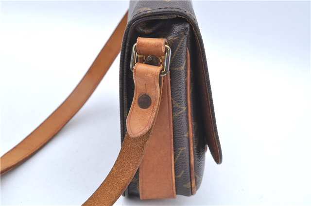 Authentic Louis Vuitton Monogram Cartouchiere PM Shoulder Bag Old Model LV J6185