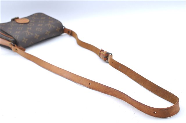 Authentic Louis Vuitton Monogram Cartouchiere PM Shoulder Bag Old Model LV J6185