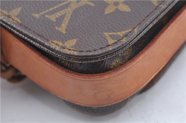 Authentic Louis Vuitton Monogram Cartouchiere PM Shoulder Bag Old Model LV J6185