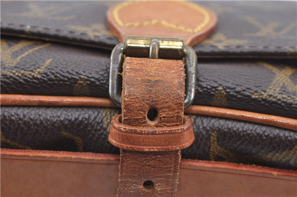 Authentic Louis Vuitton Monogram Cartouchiere PM Shoulder Bag Old Model LV J6185