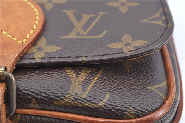 Authentic Louis Vuitton Monogram Cartouchiere PM Shoulder Bag Old Model LV J6185