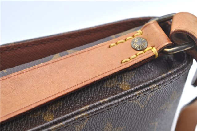 Authentic Louis Vuitton Monogram Cartouchiere PM Shoulder Bag Old Model LV J6185