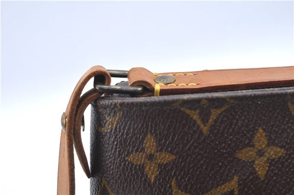 Authentic Louis Vuitton Monogram Cartouchiere PM Shoulder Bag Old Model LV J6185