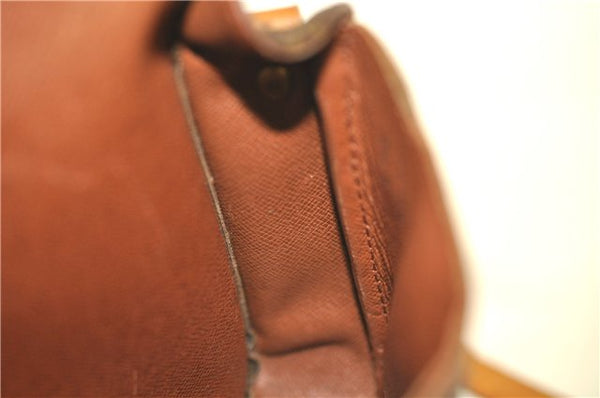 Authentic Louis Vuitton Monogram Cartouchiere PM Shoulder Bag Old Model LV J6185