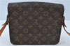 Authentic Louis Vuitton Monogram Cartouchiere MM M51253 Shoulder Cross Bag J6194