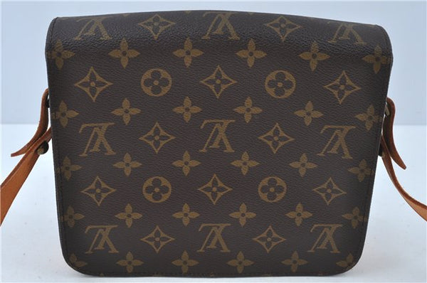 Authentic Louis Vuitton Monogram Cartouchiere MM M51253 Shoulder Cross Bag J6194