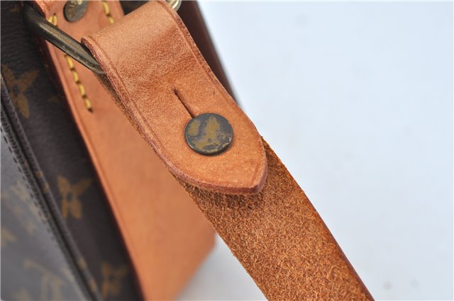 Authentic Louis Vuitton Monogram Cartouchiere MM M51253 Shoulder Cross Bag J6194