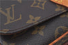 Authentic Louis Vuitton Monogram Cartouchiere MM M51253 Shoulder Cross Bag J6194