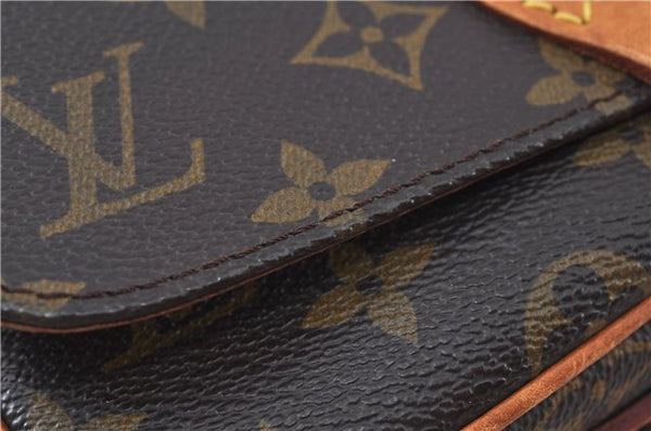 Authentic Louis Vuitton Monogram Cartouchiere MM M51253 Shoulder Cross Bag J6194
