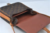 Authentic Louis Vuitton Monogram Cartouchiere MM M51253 Shoulder Cross Bag J6194