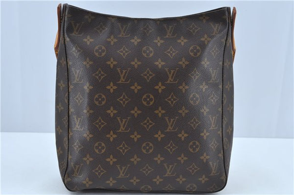 Authentic Louis Vuitton Monogram Looping GM Shoulder Bag M51145 LV J6197