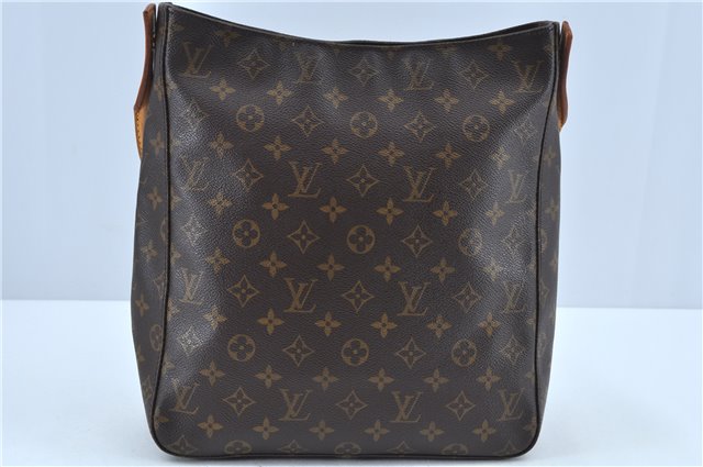 Authentic Louis Vuitton Monogram Looping GM Shoulder Bag M51145 LV J6197