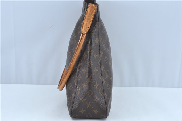 Authentic Louis Vuitton Monogram Looping GM Shoulder Bag M51145 LV J6197