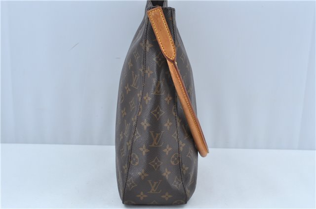 Authentic Louis Vuitton Monogram Looping GM Shoulder Bag M51145 LV J6197