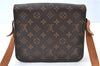 Authentic Louis Vuitton Monogram Cartouchiere MM M51253 Shoulder Cross Bag J6198