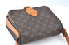 Authentic Louis Vuitton Monogram Cartouchiere MM M51253 Shoulder Cross Bag J6198