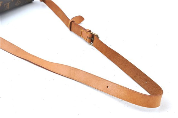 Authentic Louis Vuitton Monogram Cartouchiere MM M51253 Shoulder Cross Bag J6198