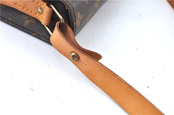 Authentic Louis Vuitton Monogram Cartouchiere MM M51253 Shoulder Cross Bag J6198