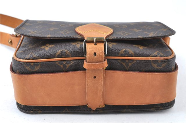 Authentic Louis Vuitton Monogram Cartouchiere MM M51253 Shoulder Cross Bag J6198
