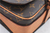 Authentic Louis Vuitton Monogram Cartouchiere MM M51253 Shoulder Cross Bag J6198