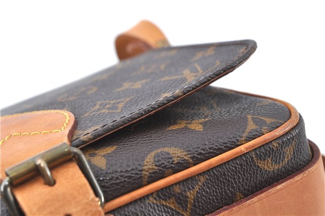 Authentic Louis Vuitton Monogram Cartouchiere MM M51253 Shoulder Cross Bag J6198