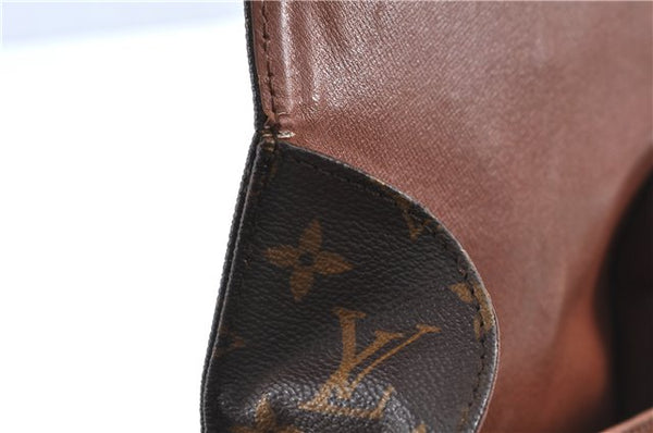 Authentic Louis Vuitton Monogram Cartouchiere MM M51253 Shoulder Cross Bag J6198