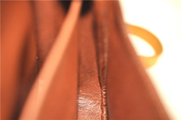 Authentic Louis Vuitton Monogram Cartouchiere MM M51253 Shoulder Cross Bag J6198