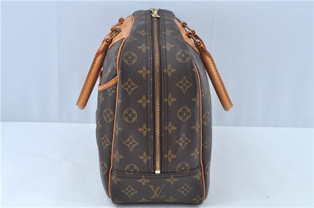 Authentic Louis Vuitton Monogram Deauville Hand Bag M47270 LV J6201