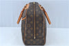 Authentic Louis Vuitton Monogram Deauville Hand Bag M47270 LV J6201