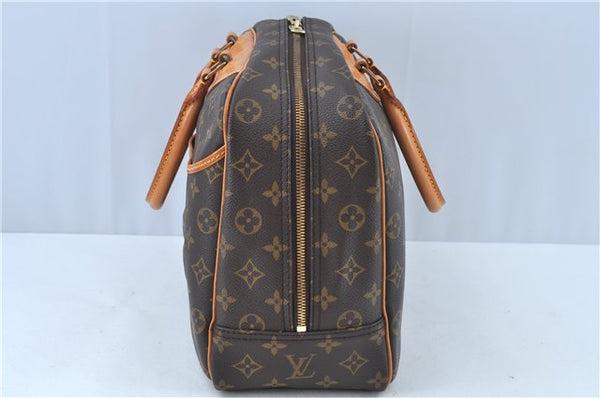 Authentic Louis Vuitton Monogram Deauville Hand Bag M47270 LV J6201