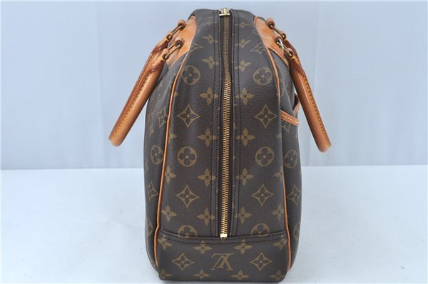 Authentic Louis Vuitton Monogram Deauville Hand Bag M47270 LV J6201